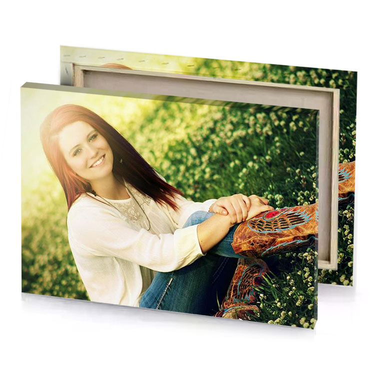 a woman sitting on the ground with her legs crossed champagne canvas