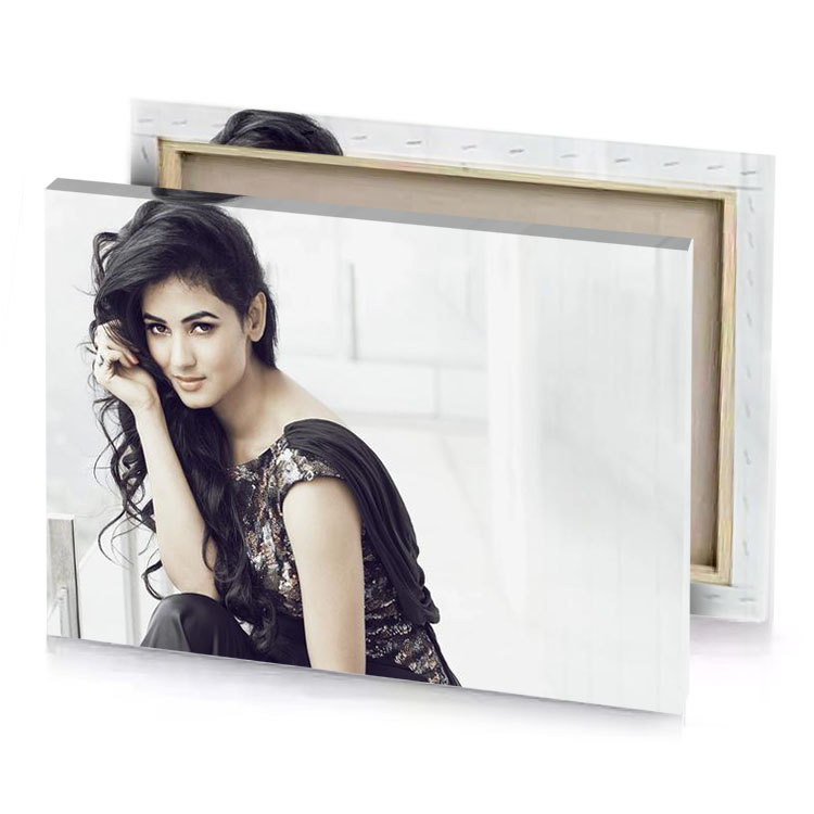 a woman sitting on window sing platinum canvas