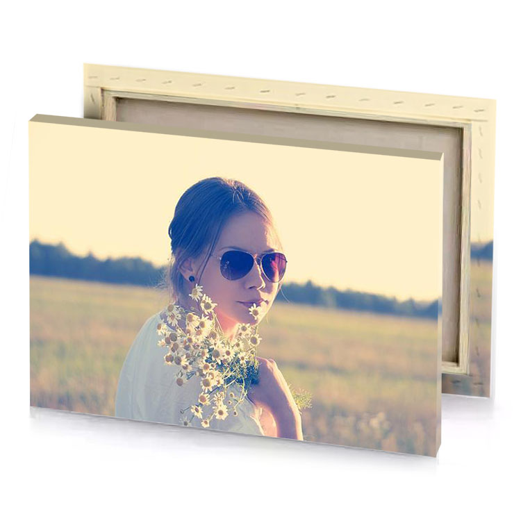 a woman wearing sunglasses and holding flower blanched almond canvas