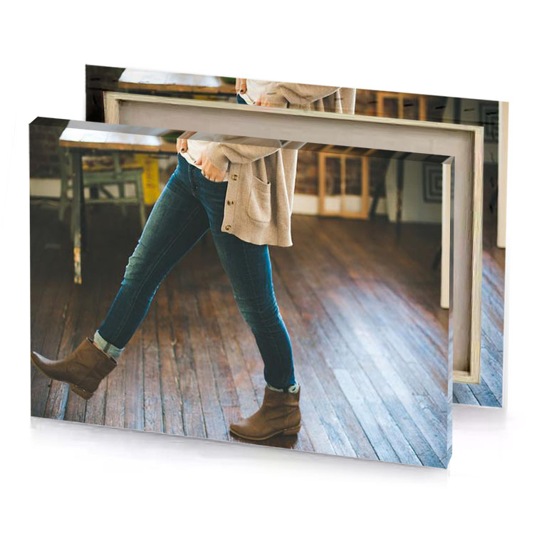 a woman wearing sweater and jeans rosy brown canvas