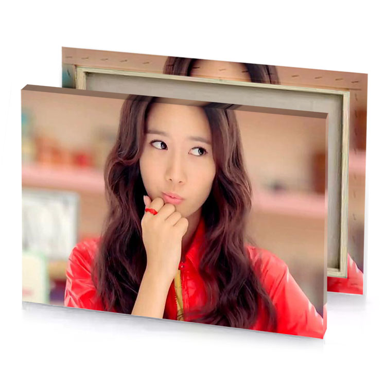 a woman with long brown hair zinnwaldite canvas