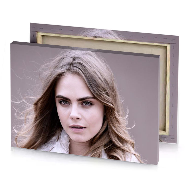 a woman with long hair and white shirt rose quartz canvas