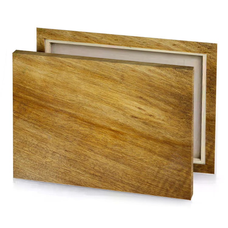 a wooden table with brown surface peru canvas