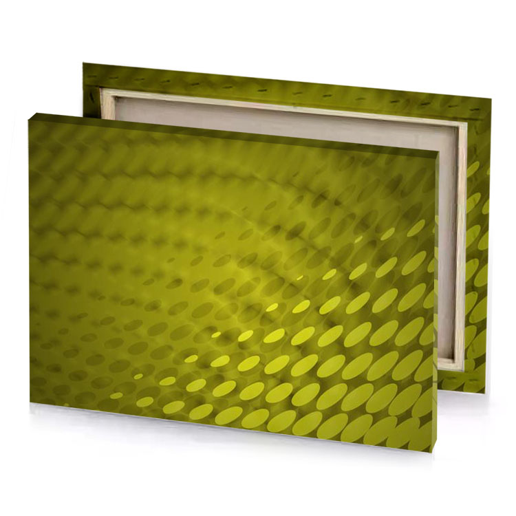 a yellow background with many circles dark golden rod canvas