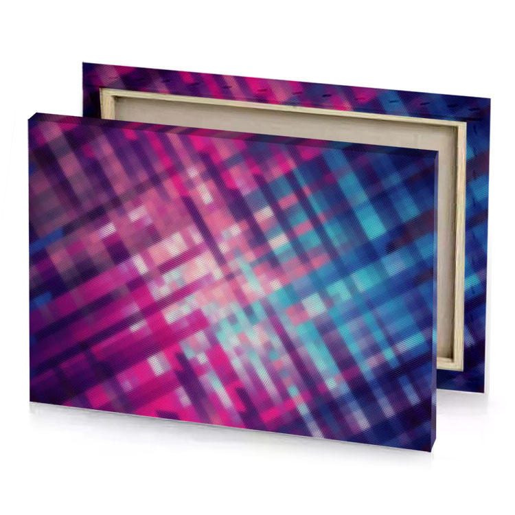 abstract background with colorful squares deep cerise canvas