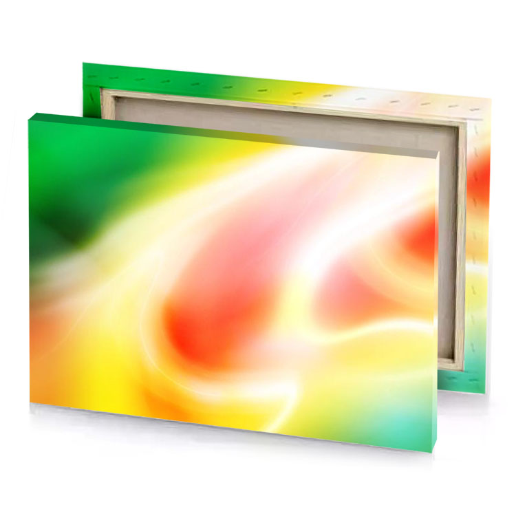 abstract background with colorful swirls light salmon canvas