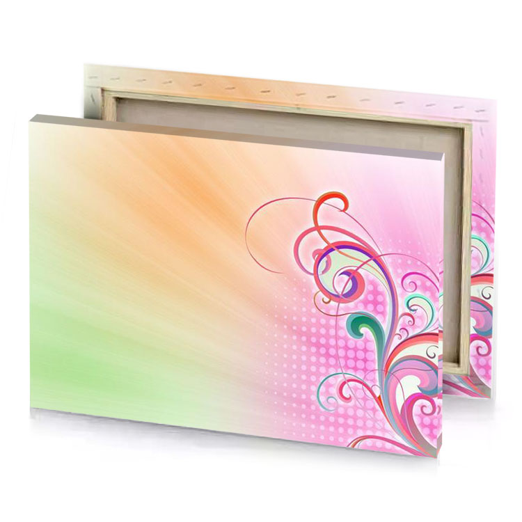 abstract background with colorful swirls seafoam green canvas