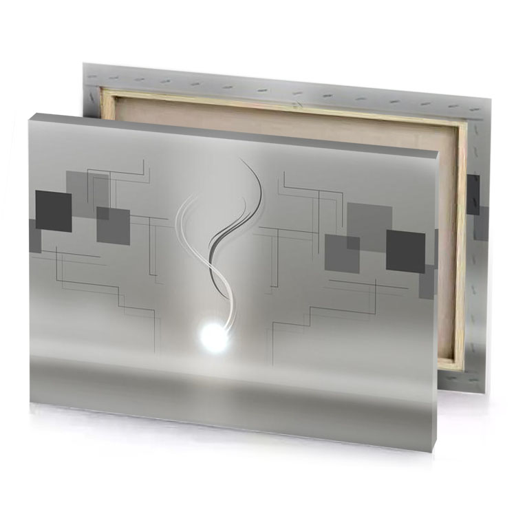 abstract background with squares and lines vector silver canvas