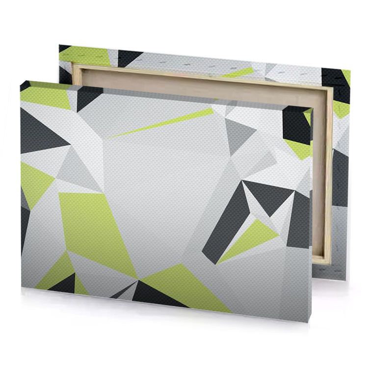 abstract geometric background with triangles gainsboro canvas