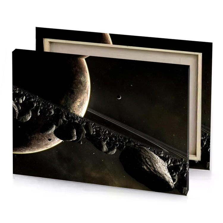 an artist s impression of the asteroid that could be rosy brown canvas