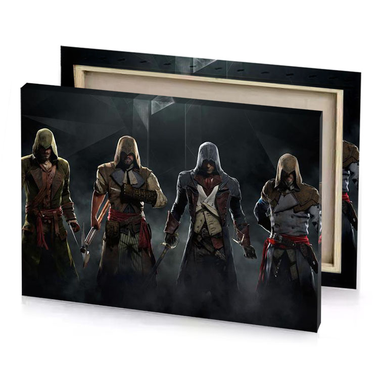 assassin charcoal canvas