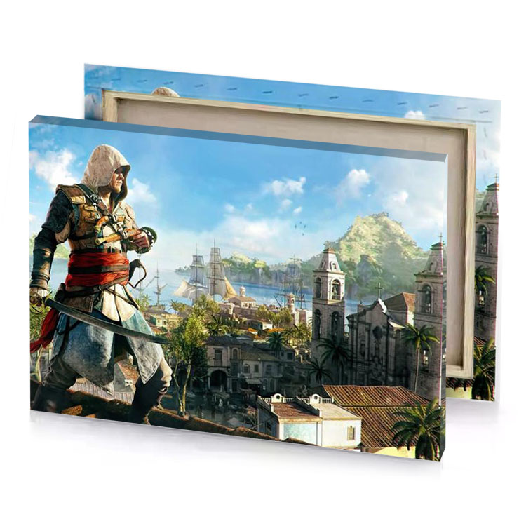 assassin sky blue canvas