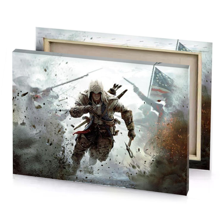 assassin white smoke canvas