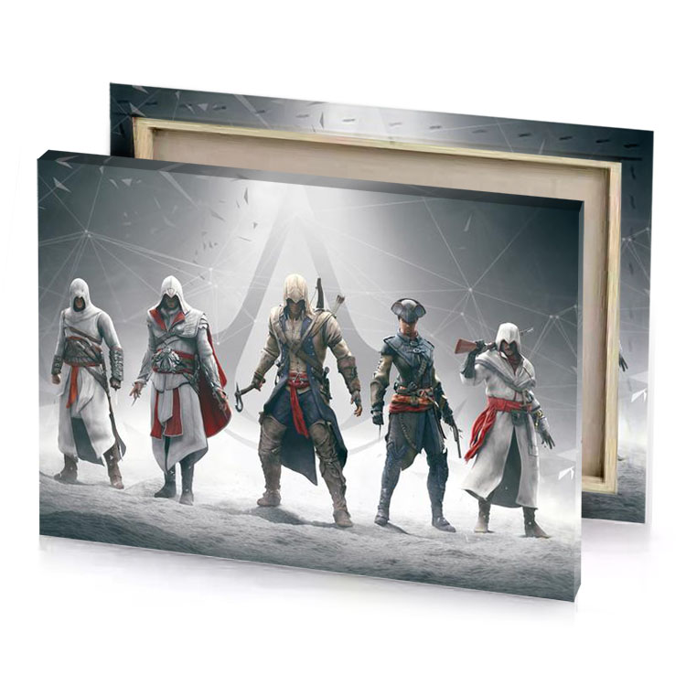 assassins assassin white smoke canvas