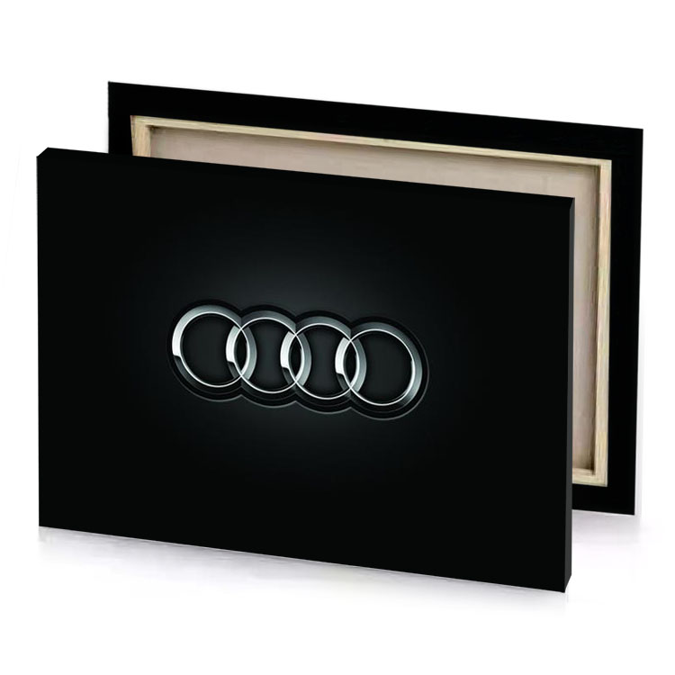 audi logo wallpapers hd smoky black canvas