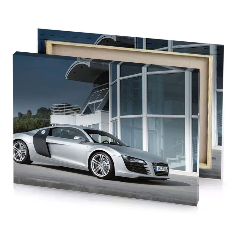 audi r1 concept car silver canvas