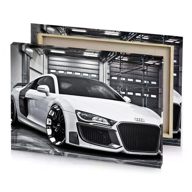audi r8 concept by zas white smoke canvas