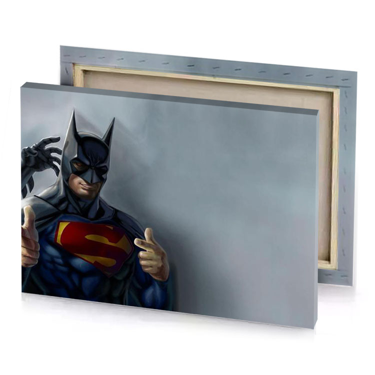 batman and superman wallpapers light slate gray canvas