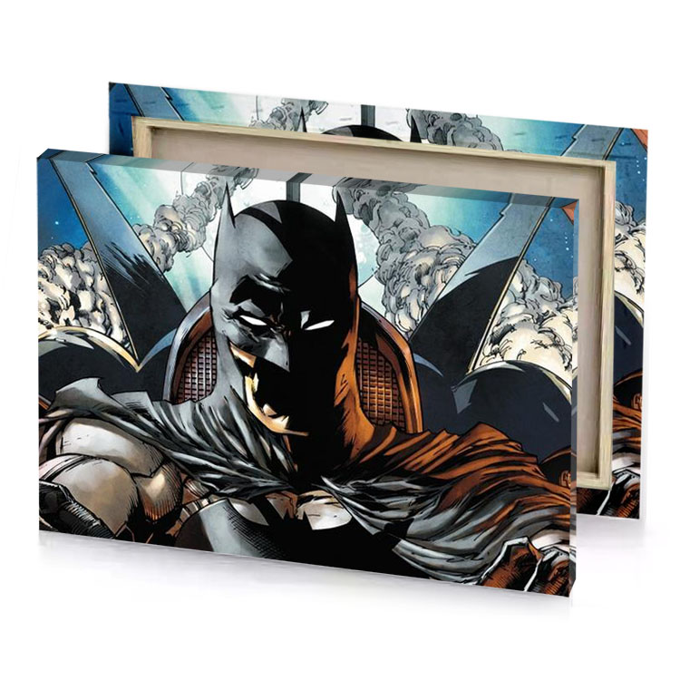 batman and the dark knight smoky black canvas
