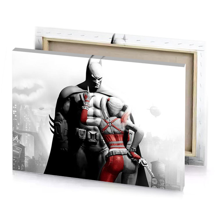 batman ark screenshote smoky black canvas