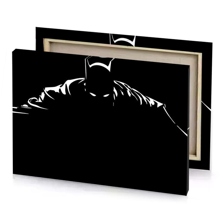 batman silhouette wallpapers smoky black canvas
