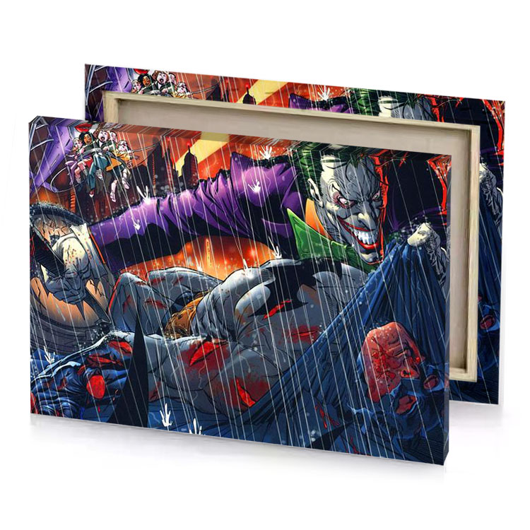 batman the dark knight returns charcoal canvas