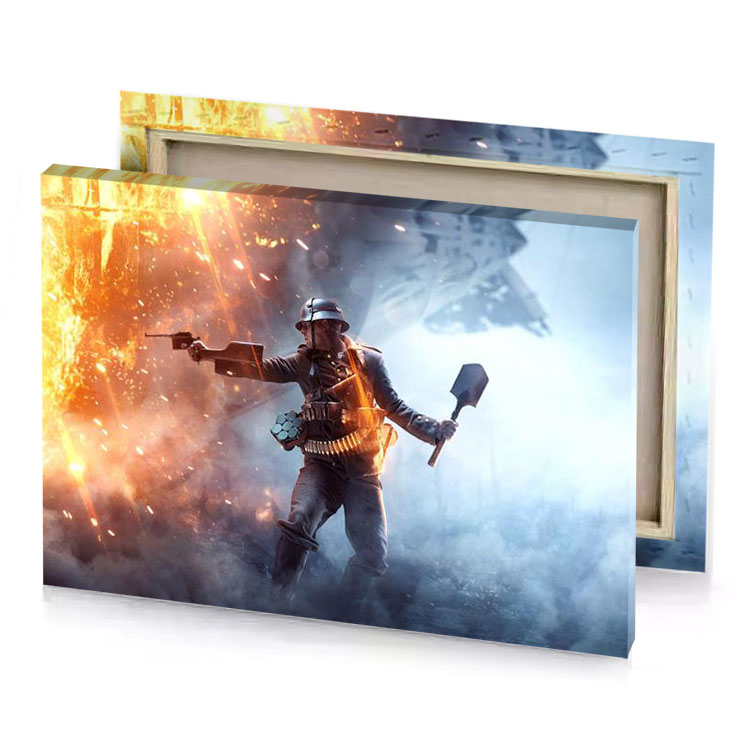 battlefield 2 warfare screenshote light steel blue canvas
