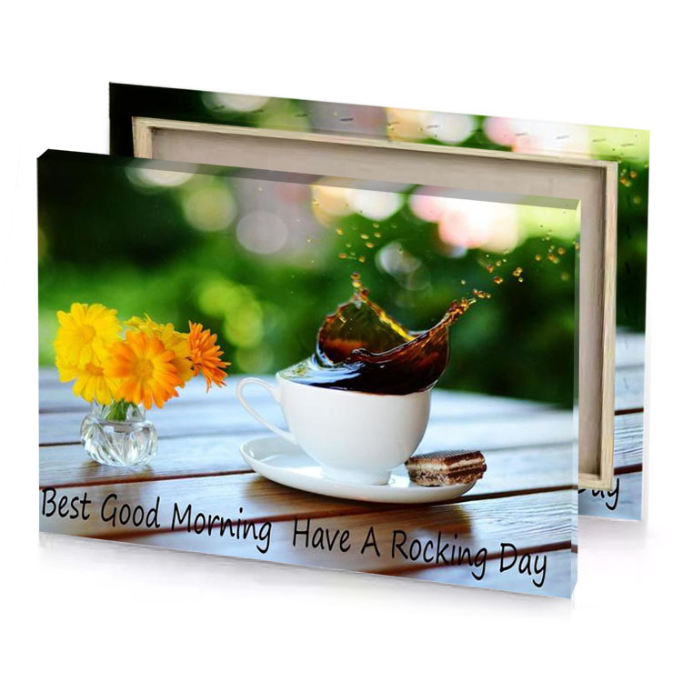 best morning have a rough day hunter green canvas