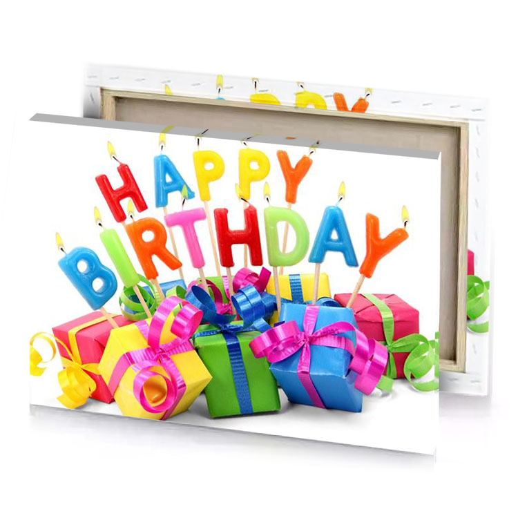 birthday candles and gifts lust canvas