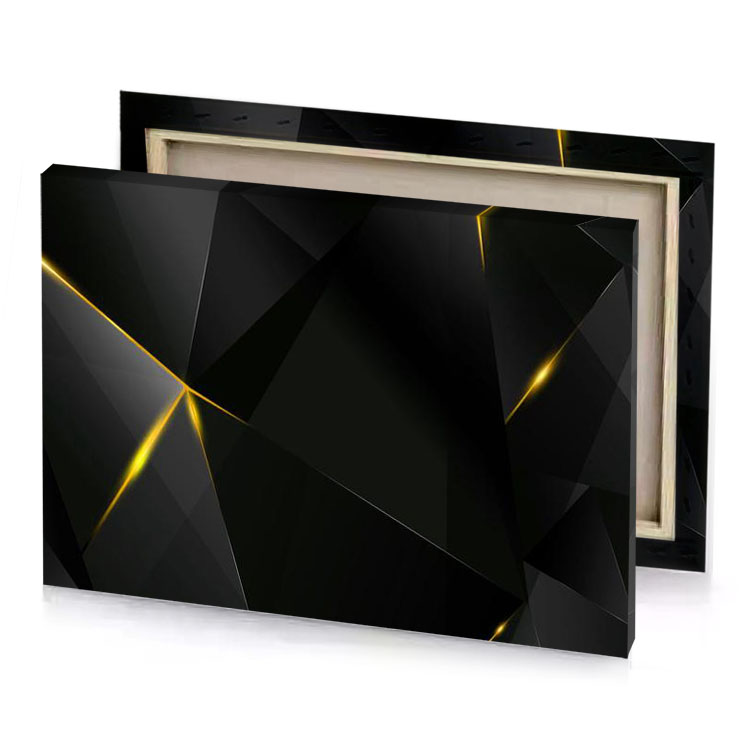 black and gold abstract background camouflage green canvas