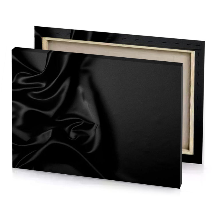 black silk fabric background bistre canvas