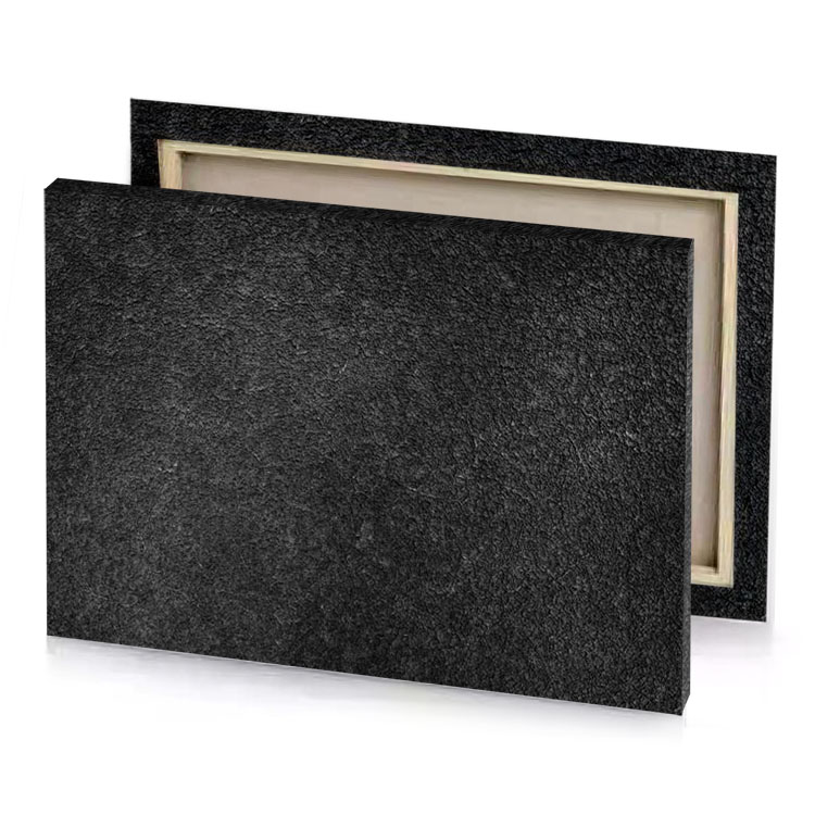 black textured background bistre canvas