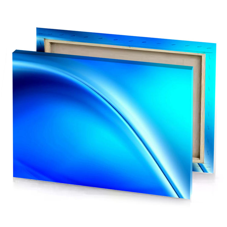 blue abstract background with smooth lines and curves dodger canvas
