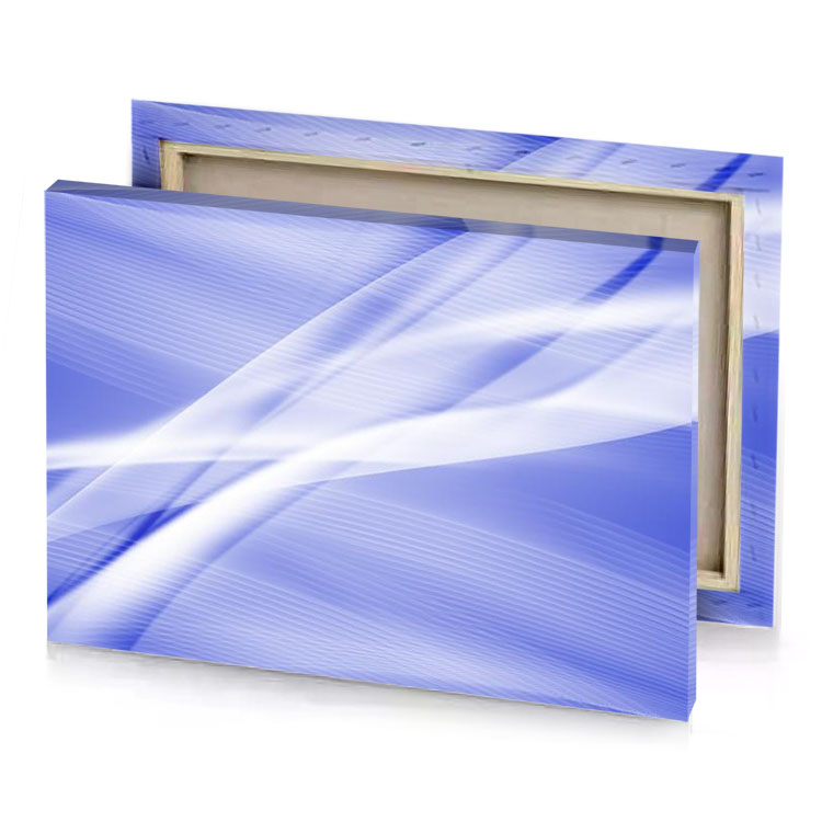 blue abstract background with wavy lines light steel canvas
