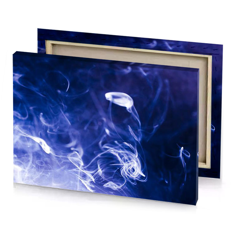 blue smoke background sapphire canvas