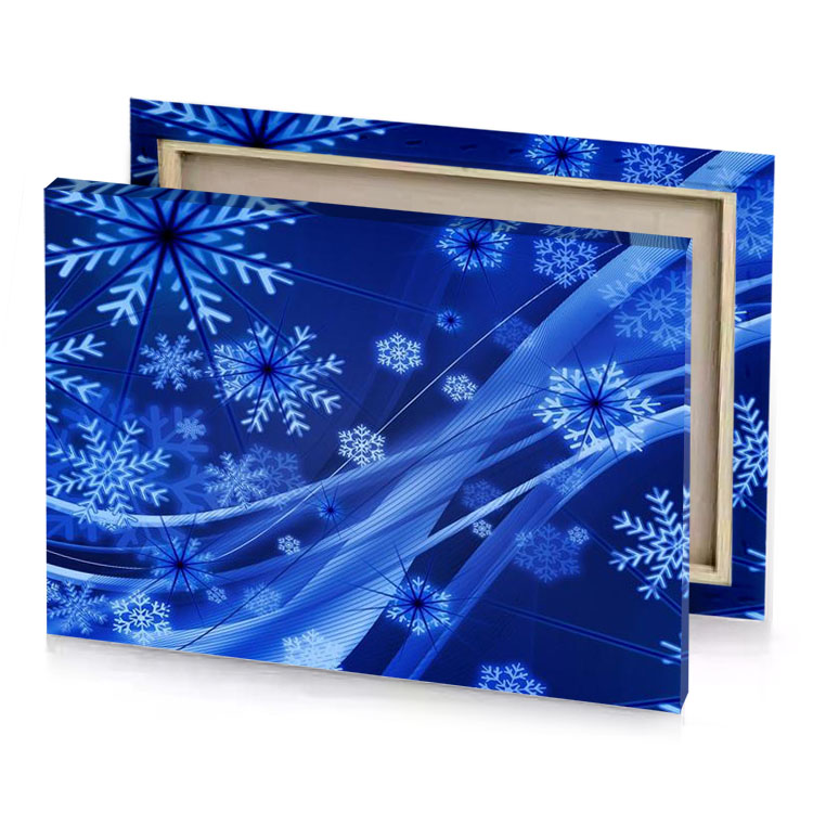 blue snowflakes wallpapers royal canvas