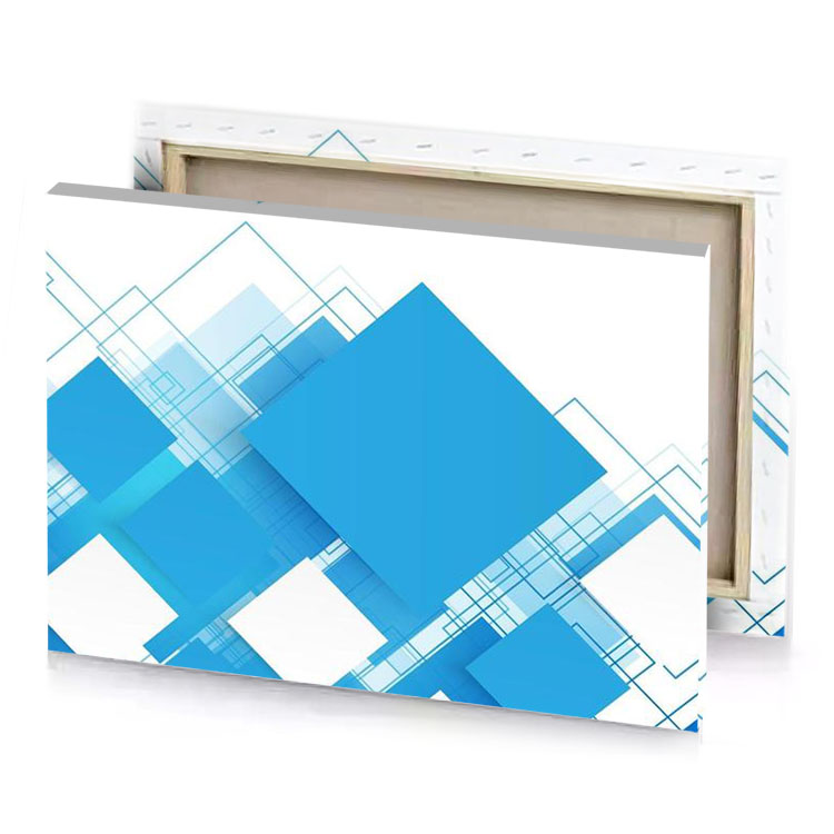 blue squares abstract background maximum canvas