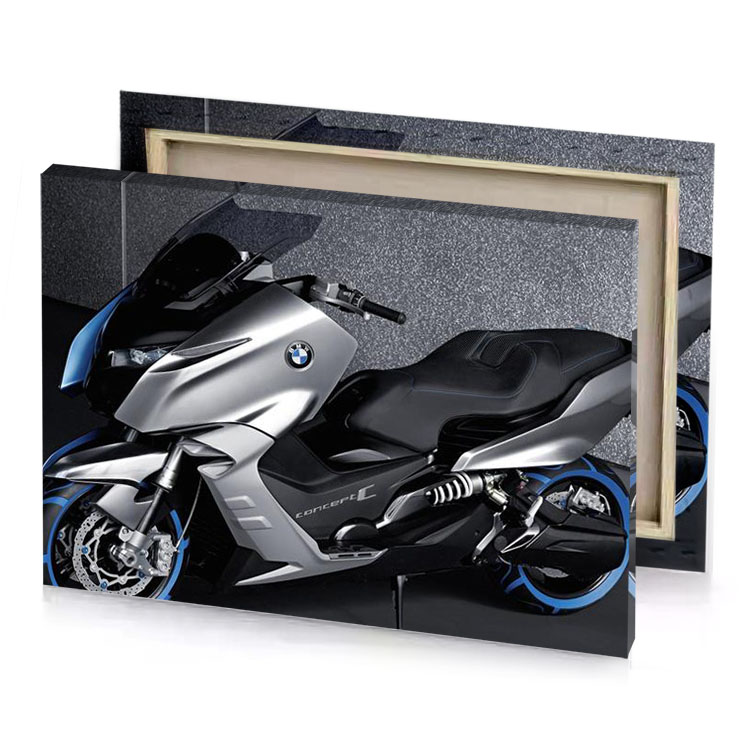 bmw s concept motorcycle is a new kind of silver canvas