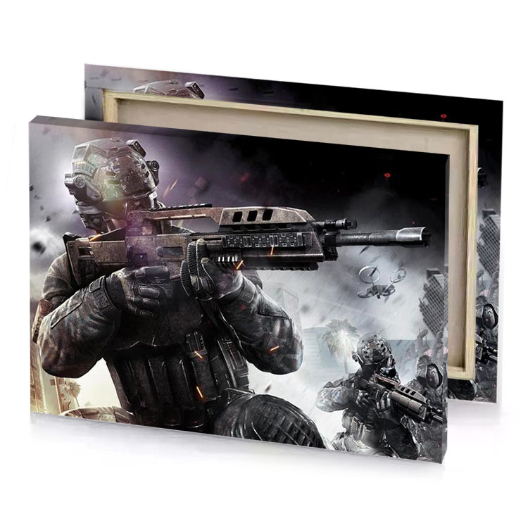 call of the sniper smoky black canvas