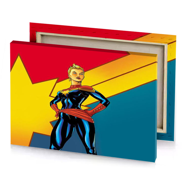 captain marvel wallpapers spanish red canvas