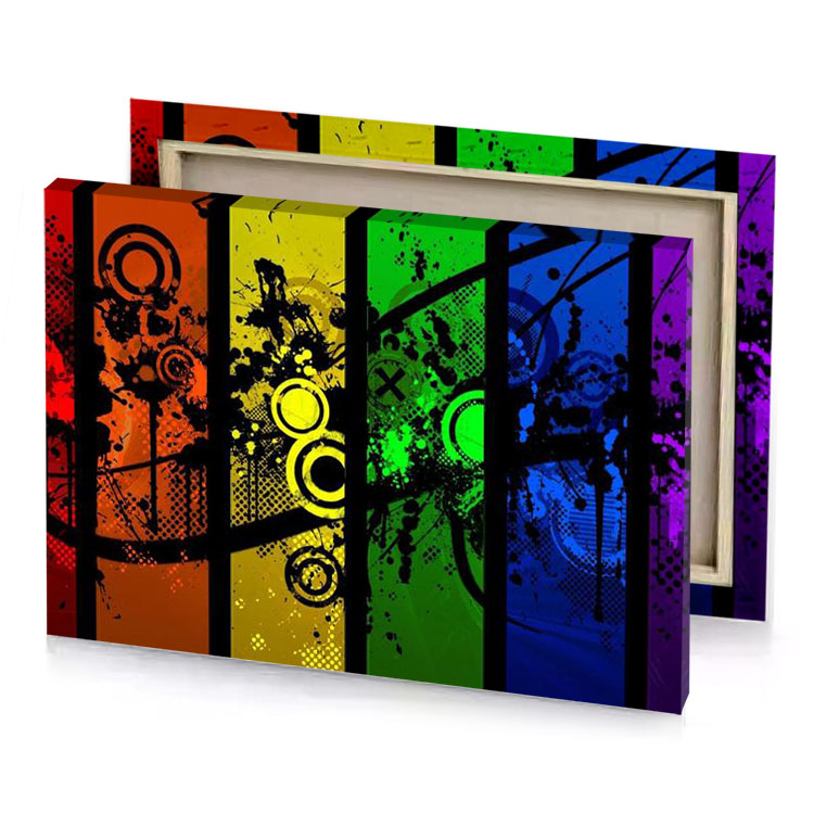 colorful abstract background with gre vector dark green canvas