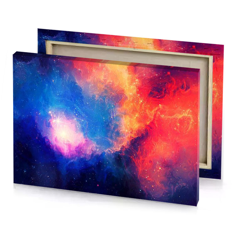 colorful galaxy wallpapers royal blue canvas