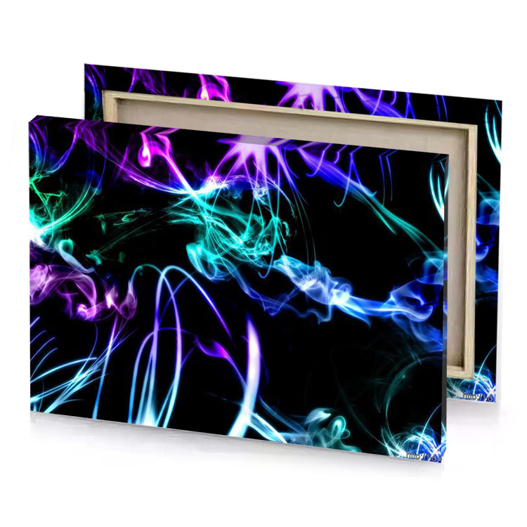 colorful smoke wallpapers black canvas