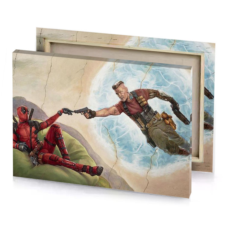 deadpool silver canvas