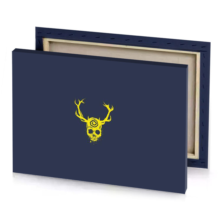 deer skull wallpapers canary yellow canvas