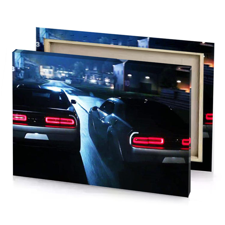 dodge challenger vs youtube prussian blue canvas