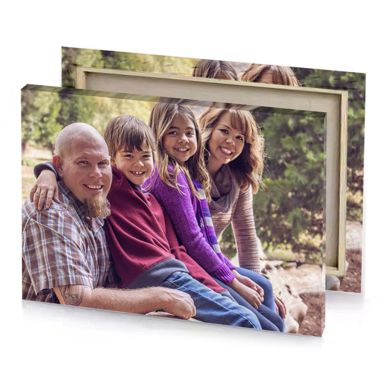 family portrait session in the mountains tan canvas