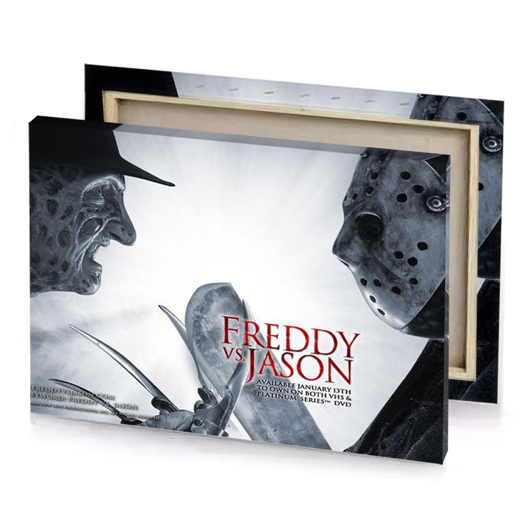 freddy and in s nightmare white smoke canvas