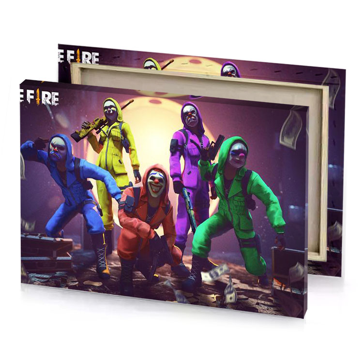 free fire light golden rod yellow canvas
