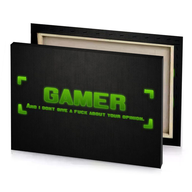 gamer wallpapers slimy green canvas